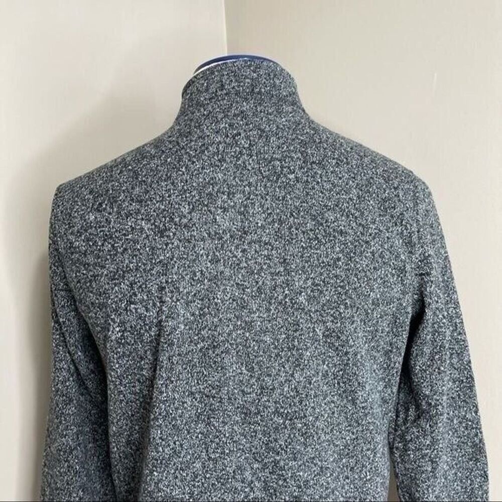 Old Navy Men’s Knit Sweater Jacket Size L Full Zip Long Sleeves Gray - Picture 6 of 13